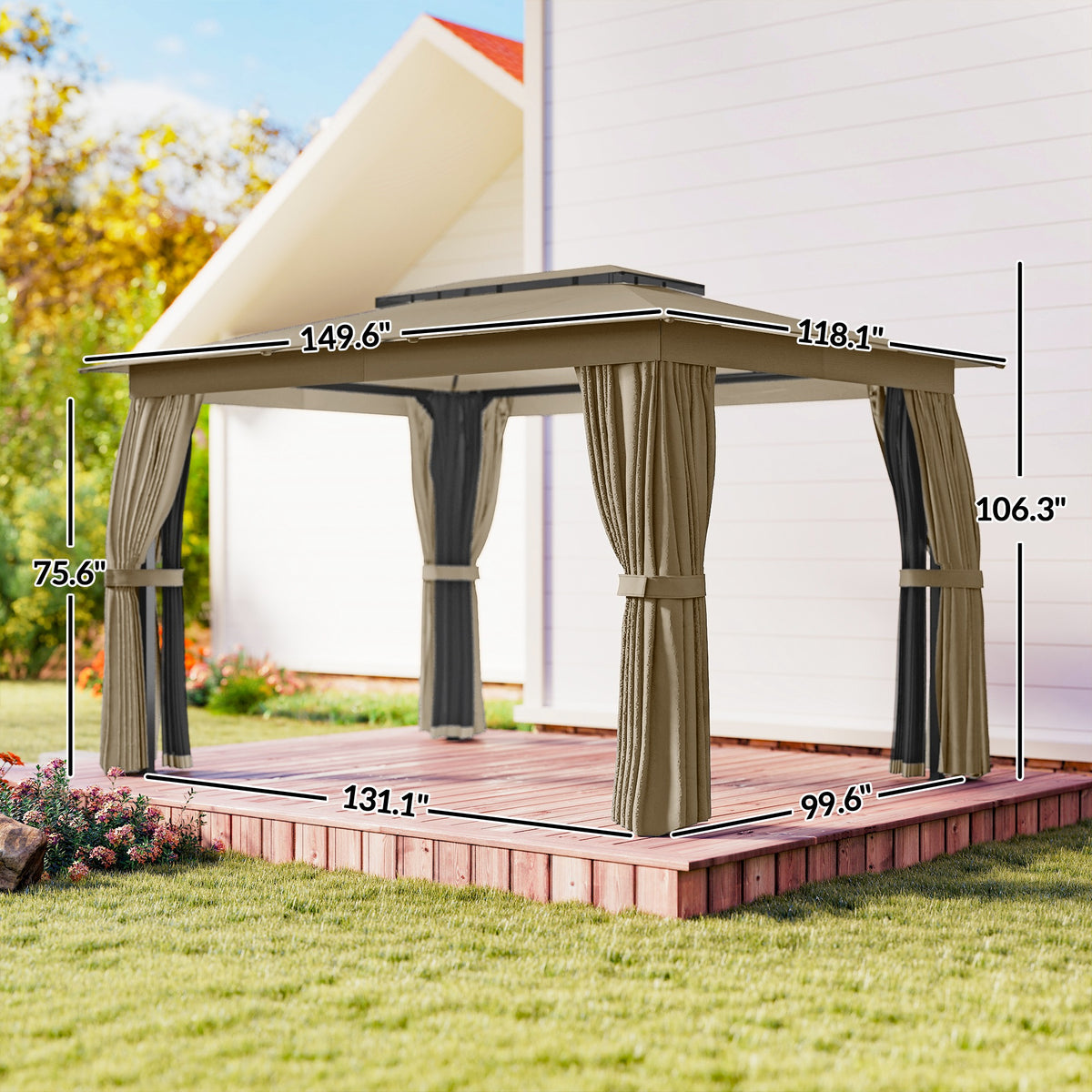 10 X 12 Outdoor Patio Gazebo