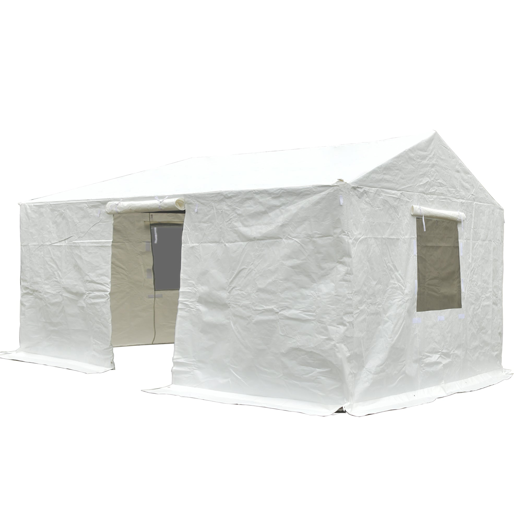 12x20 Hardtop Gazebo Cover with Sidewalls and Mesh