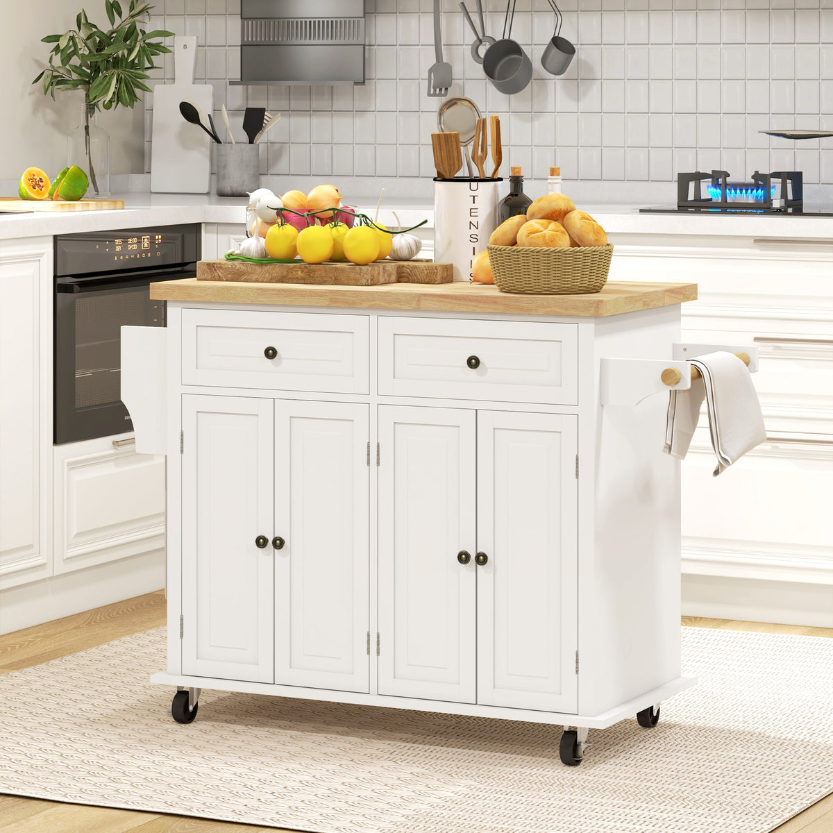 Kitchen Island On Wheels