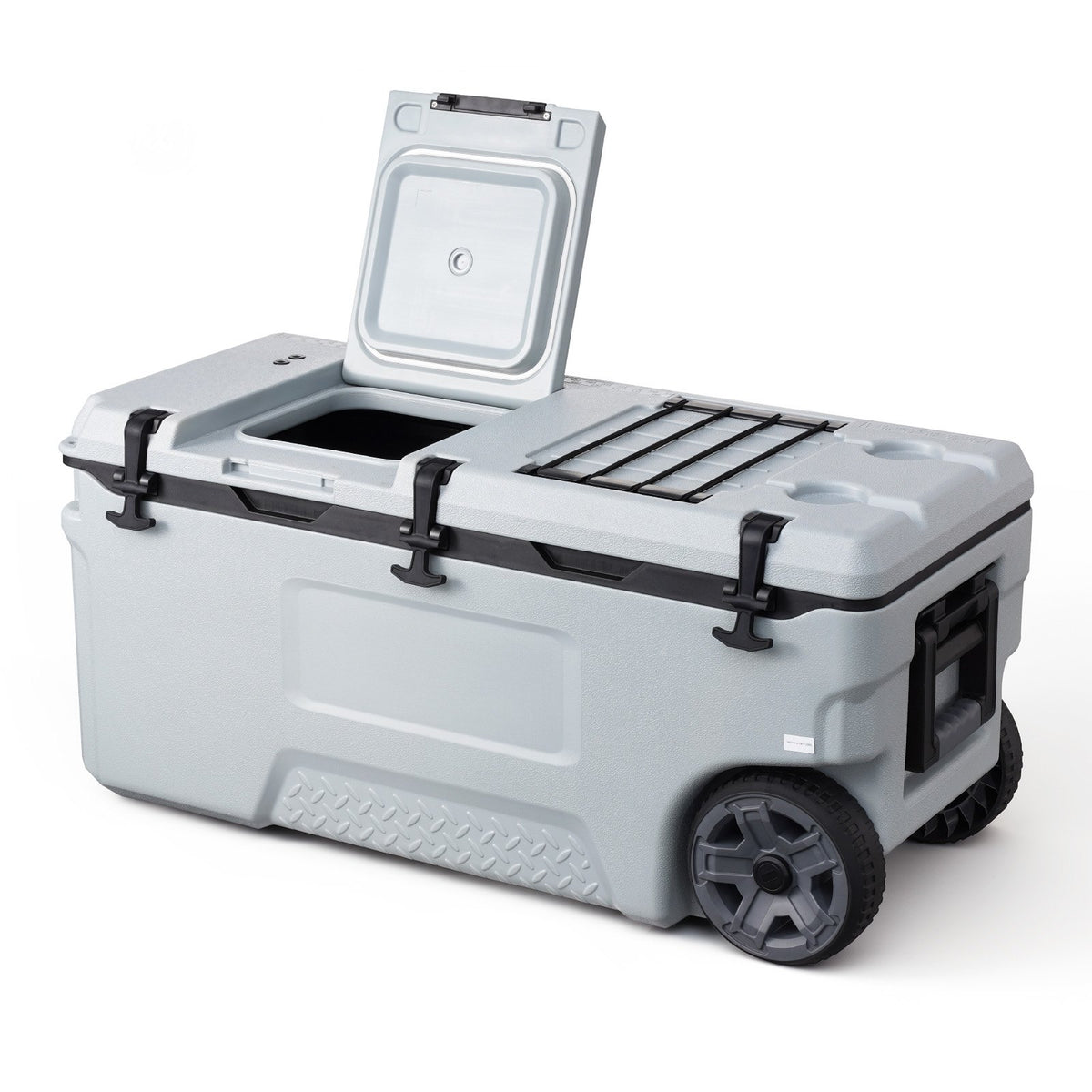 106QT Rolling Cooler with Wheels, Leak-Resistant
