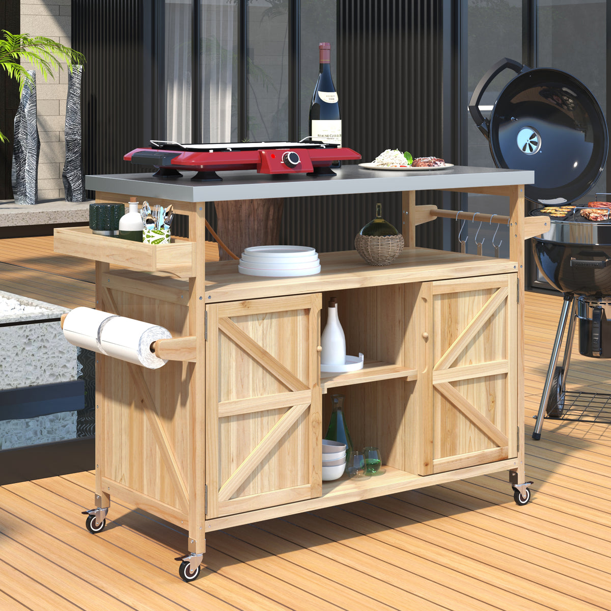 K&K Outdoor Kitchen Island