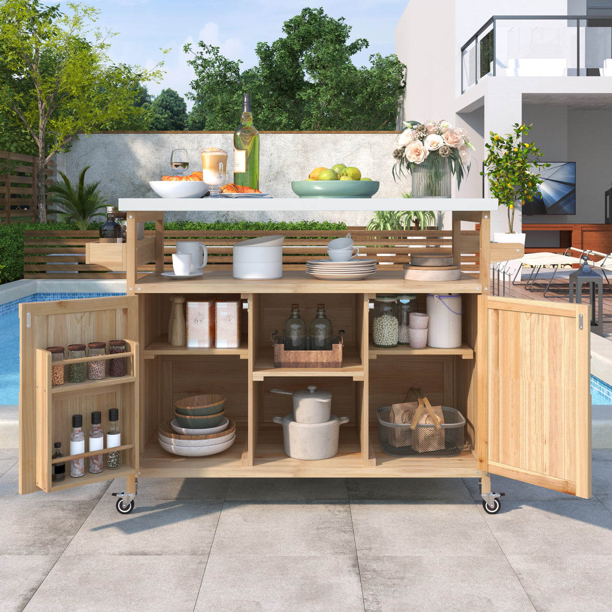 K&K Outdoor Kitchen Island
