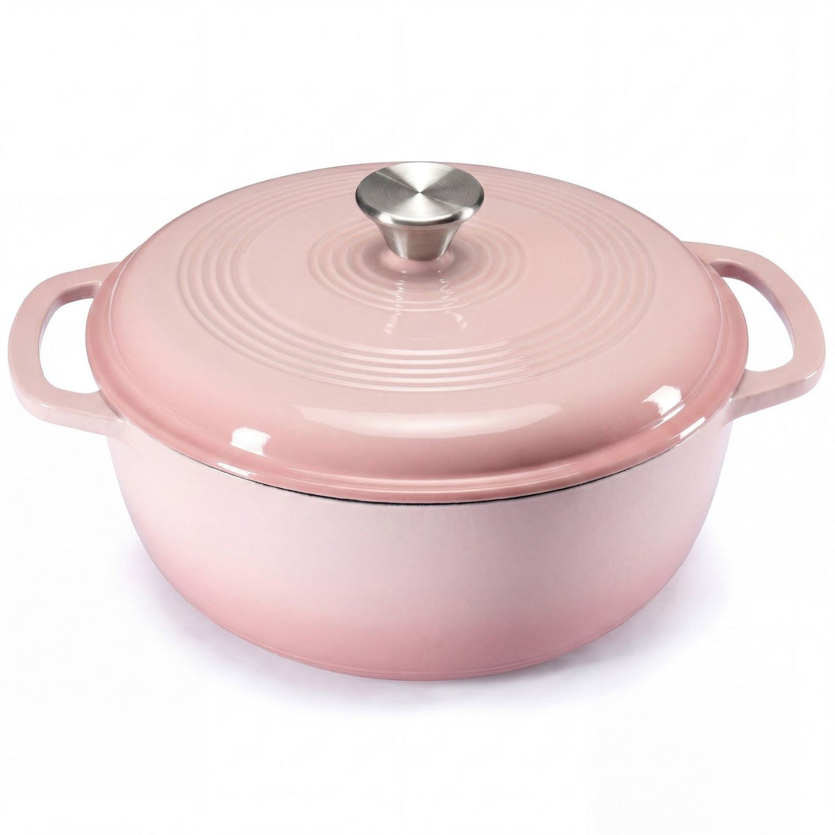 6 Quart Enameled Cast Iron Dutch Oven with Lid
