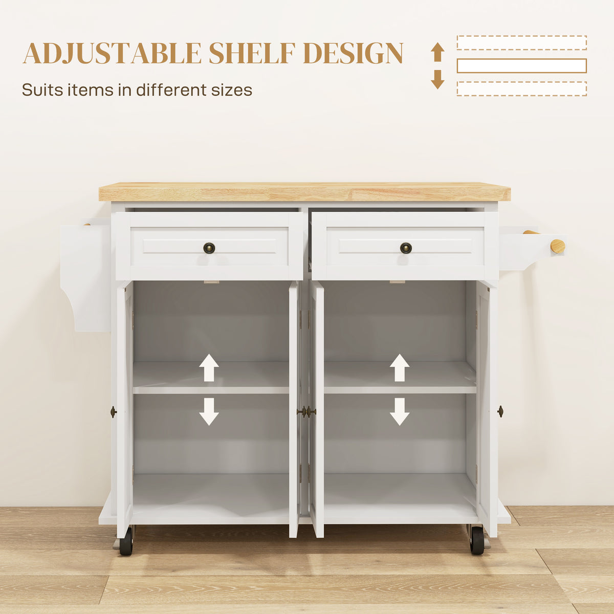 Kitchen Island On Wheels