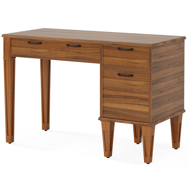 Industrial Wood & Steel Computer Desk