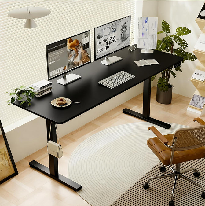 Electric Standing Desk Height Adjustable 55 Inch