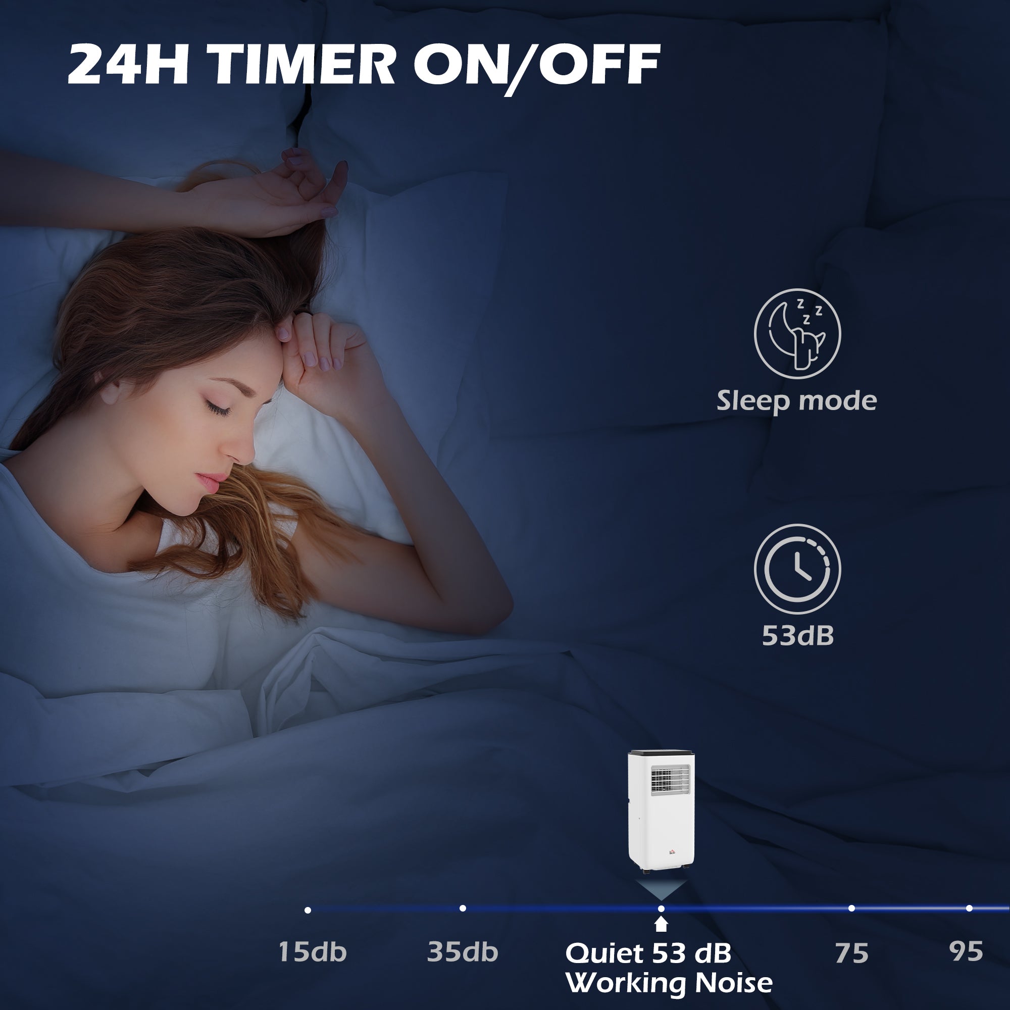 10,000 BTU Mobile Air Conditioner with Dehumidifier
