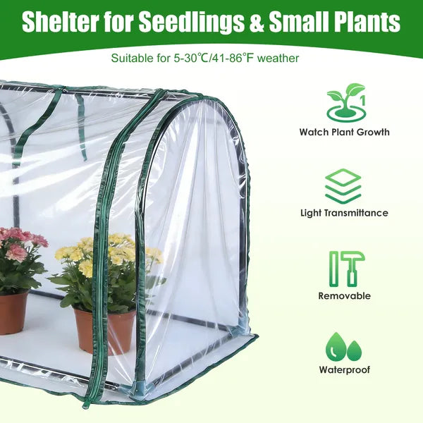 28.94" x 21.46" x 27.76" Tabletop Mini Greenhouse