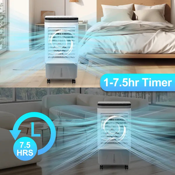 3-in-1 Evaporative Cooler 461CFM with Remote & Timer