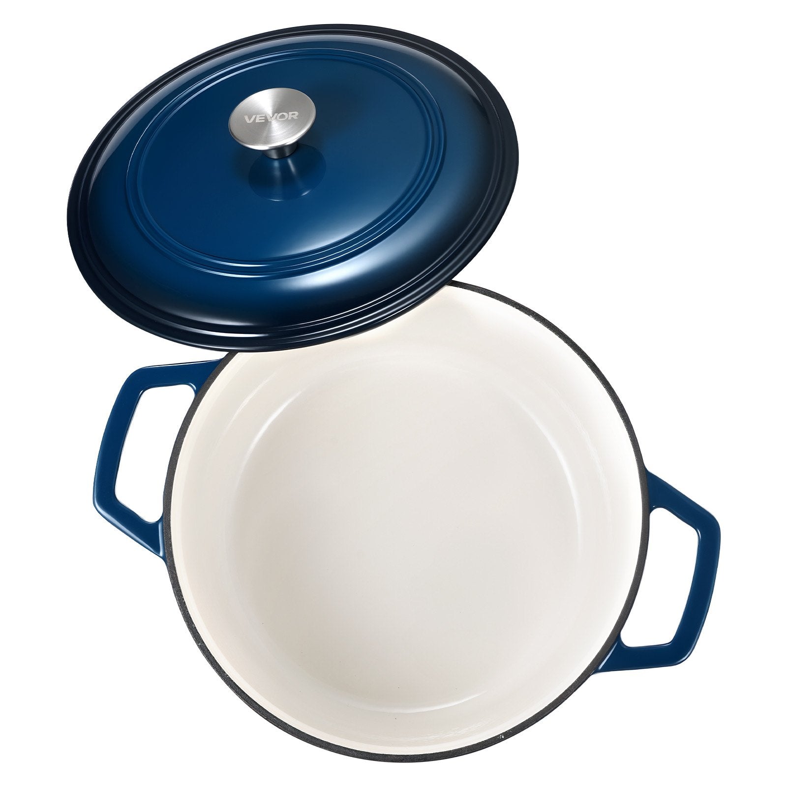 6-Quart Enameled Cast Iron Dutch Oven with Lid and Handles