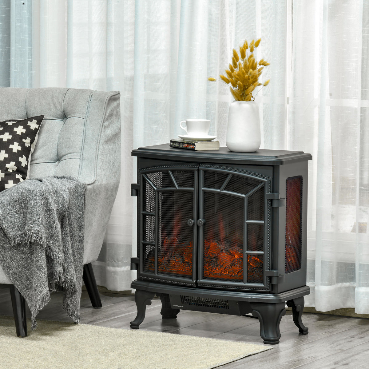27 Inch Electric Fireplace Heater