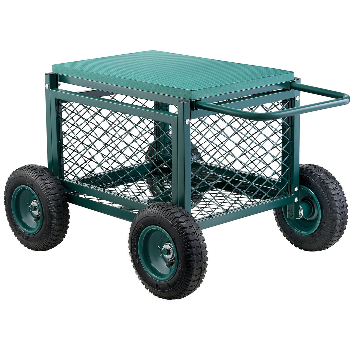 Rolling Garden Seat With Storage - 400Lb Capacity