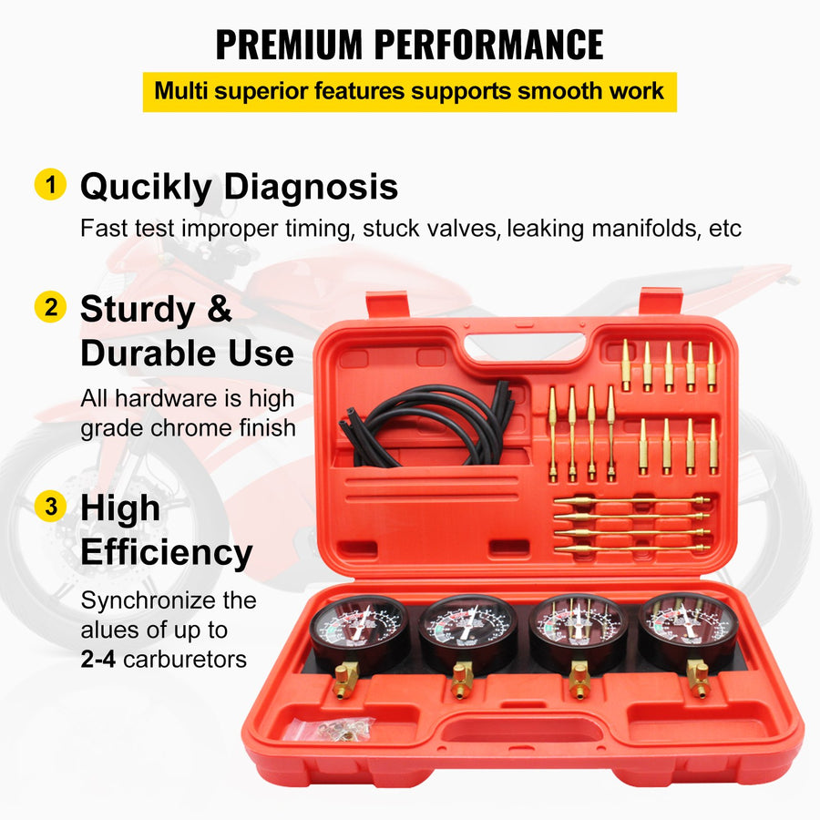 Works across motorcycles, ATVs, small engines