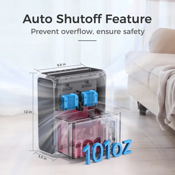 3L Electric Dehumidifier for 20m² Rooms