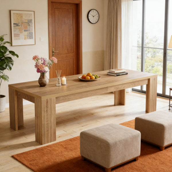 Industrial Wood Top Computer Desk with Metal Frame