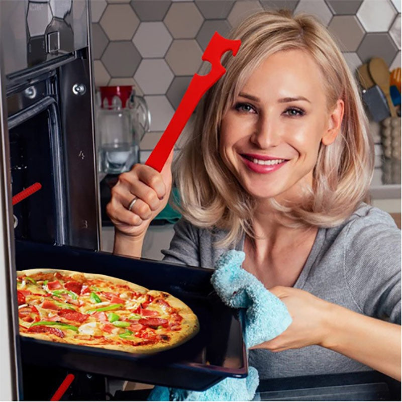 Silicone Oven Rack Push Pull Tool With Longer Handle