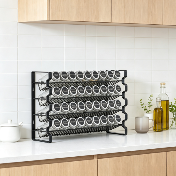 Spice Rack Organizer For Cabinet 18x11inch