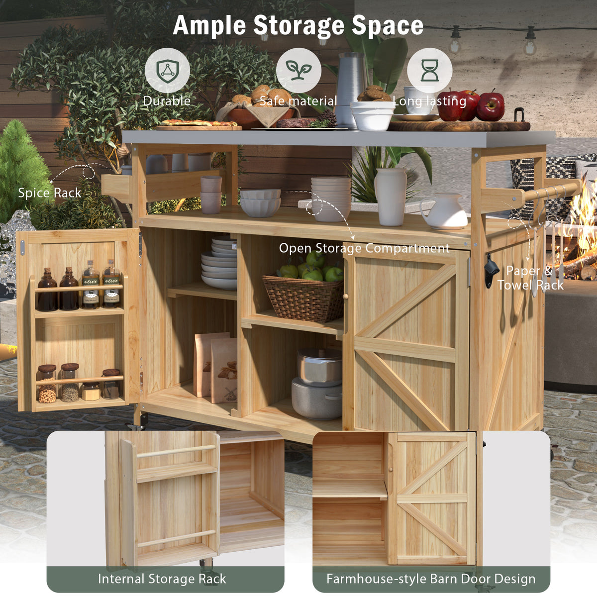 K&K Outdoor Kitchen Island