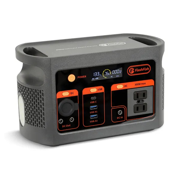 300W Portable Power Station 179.2Wh LiFePO4 Battery