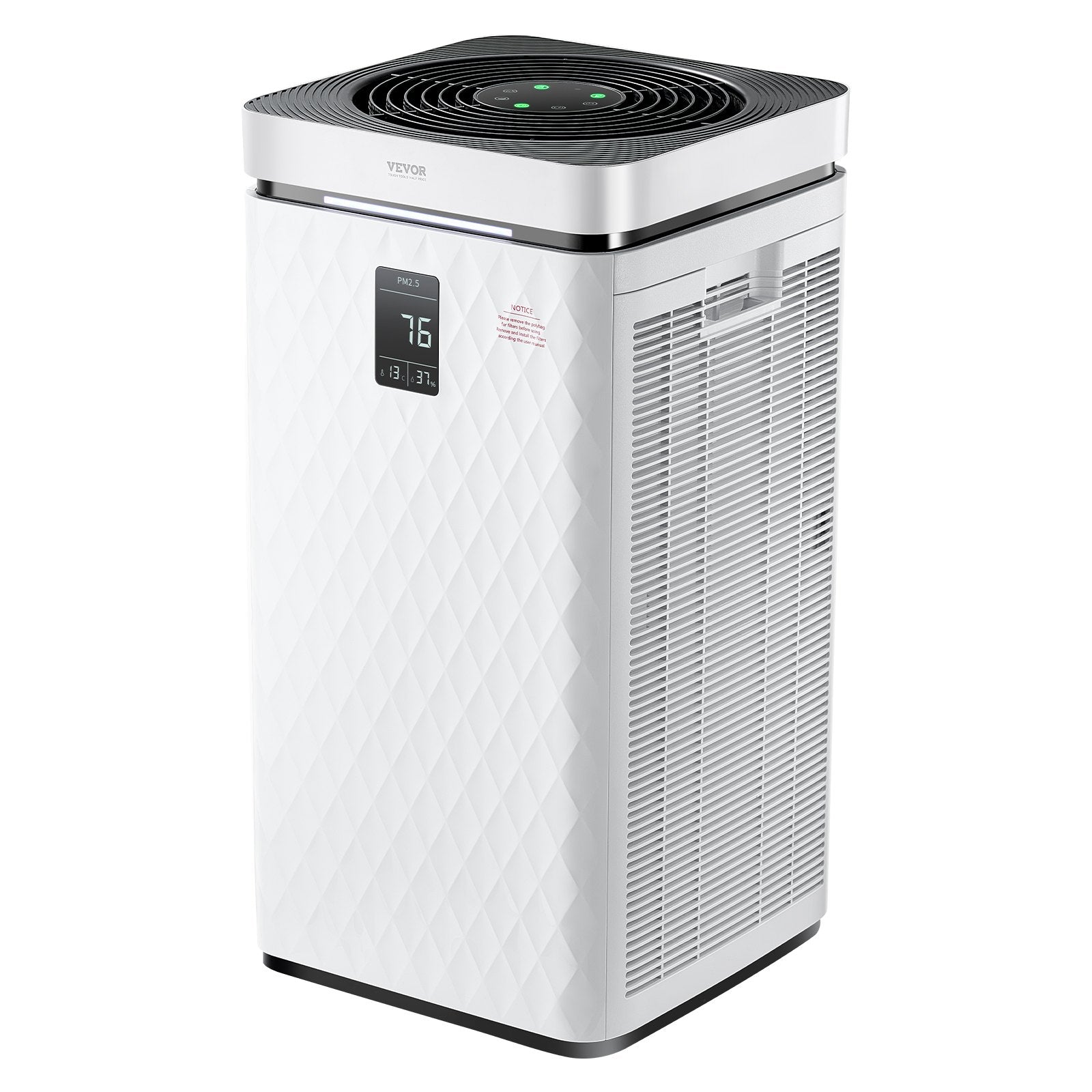 H13 HEPA Smart Air Purifier, 3139 Ft²/h, Touch Control