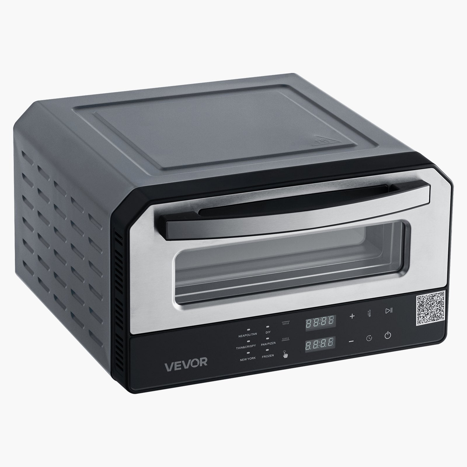 12 Inch Electric Pizza Oven with Pizza Stone 750F