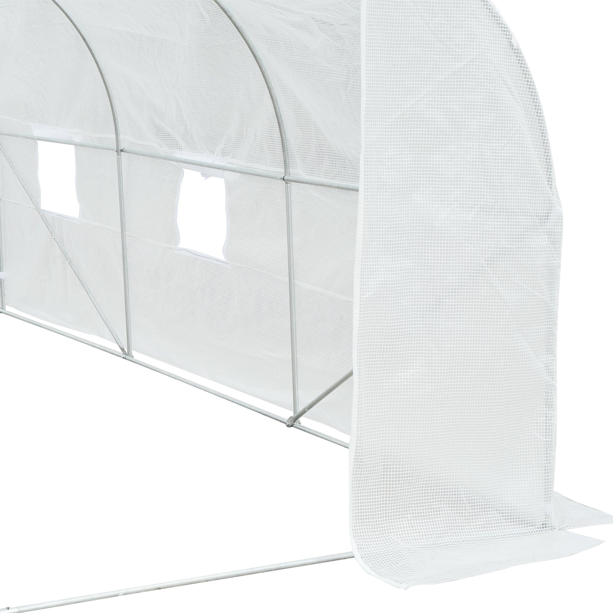11.5x10x6.5 Walk-in Greenhouse with Roll-up Windows