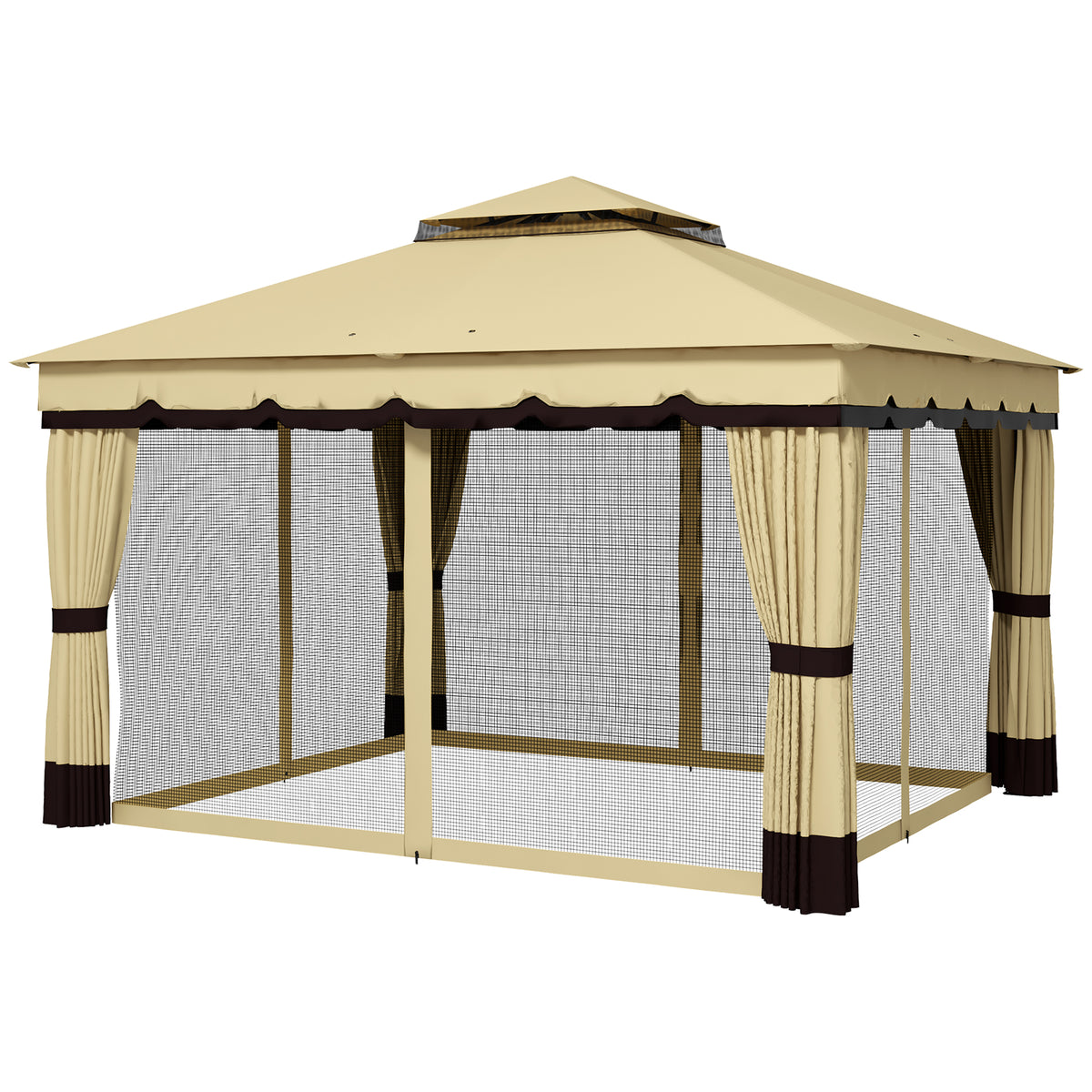 10 X 12 Double Roof Patio Gazebo Canopy