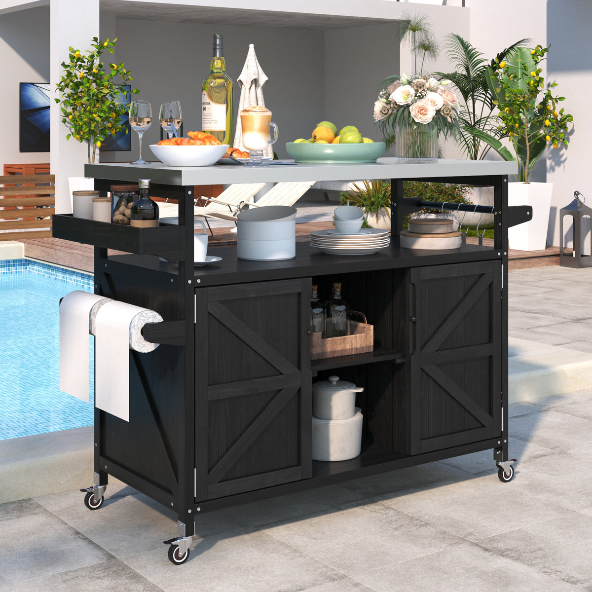 K&K Outdoor Kitchen Island