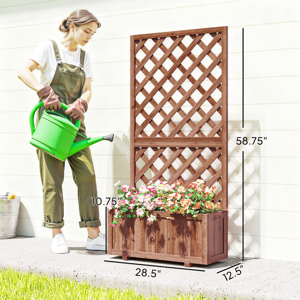 Wooden Raised Garden Bed