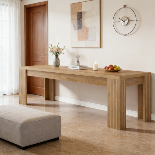 Industrial Wood Top Computer Desk with Metal Frame