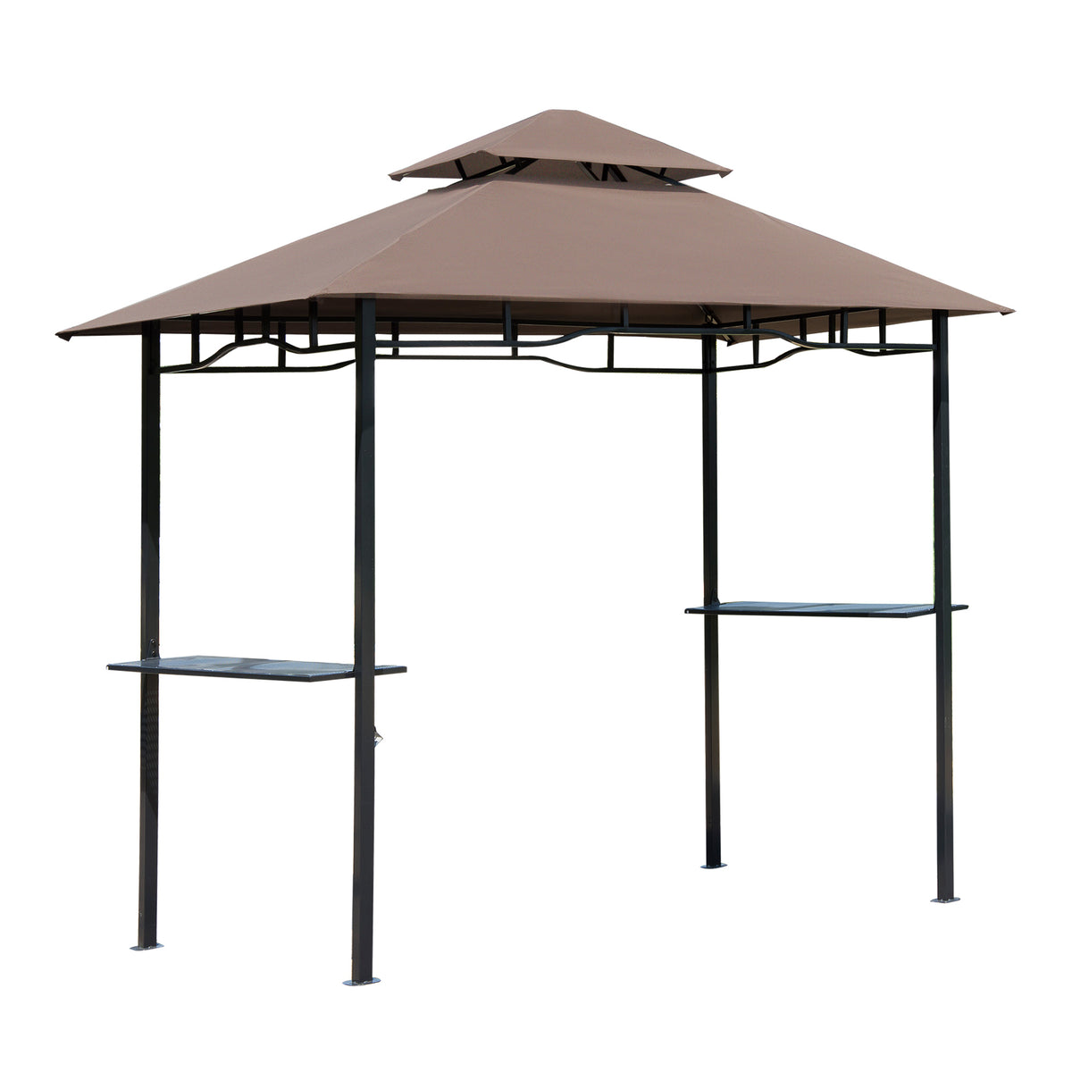 8 X 5 Grill Gazebo With Double Roof