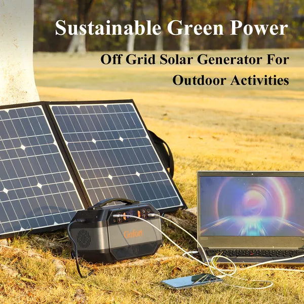 330W Portable Power Station 299Wh Solar Generator