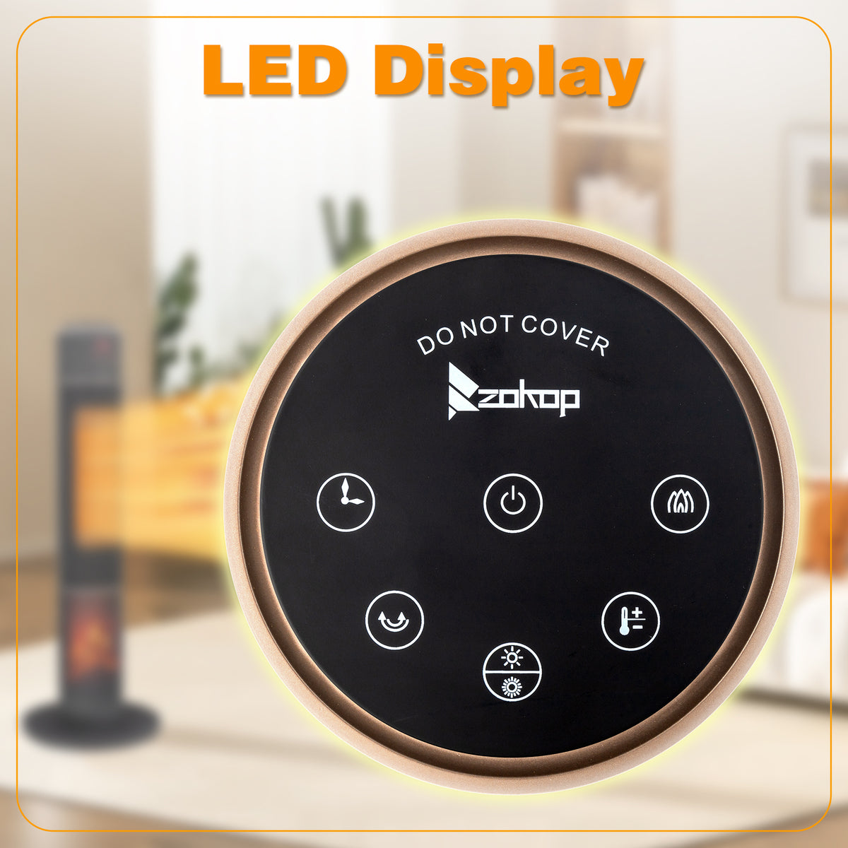33 Inch Tower Space Heater 1500W Oscillating