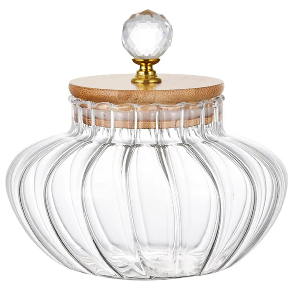 1 PCS High Borosilicate Stripe Sealed Jar