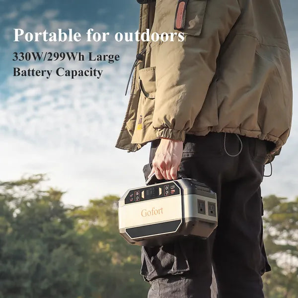 330W Portable Power Station 299Wh Solar Generator