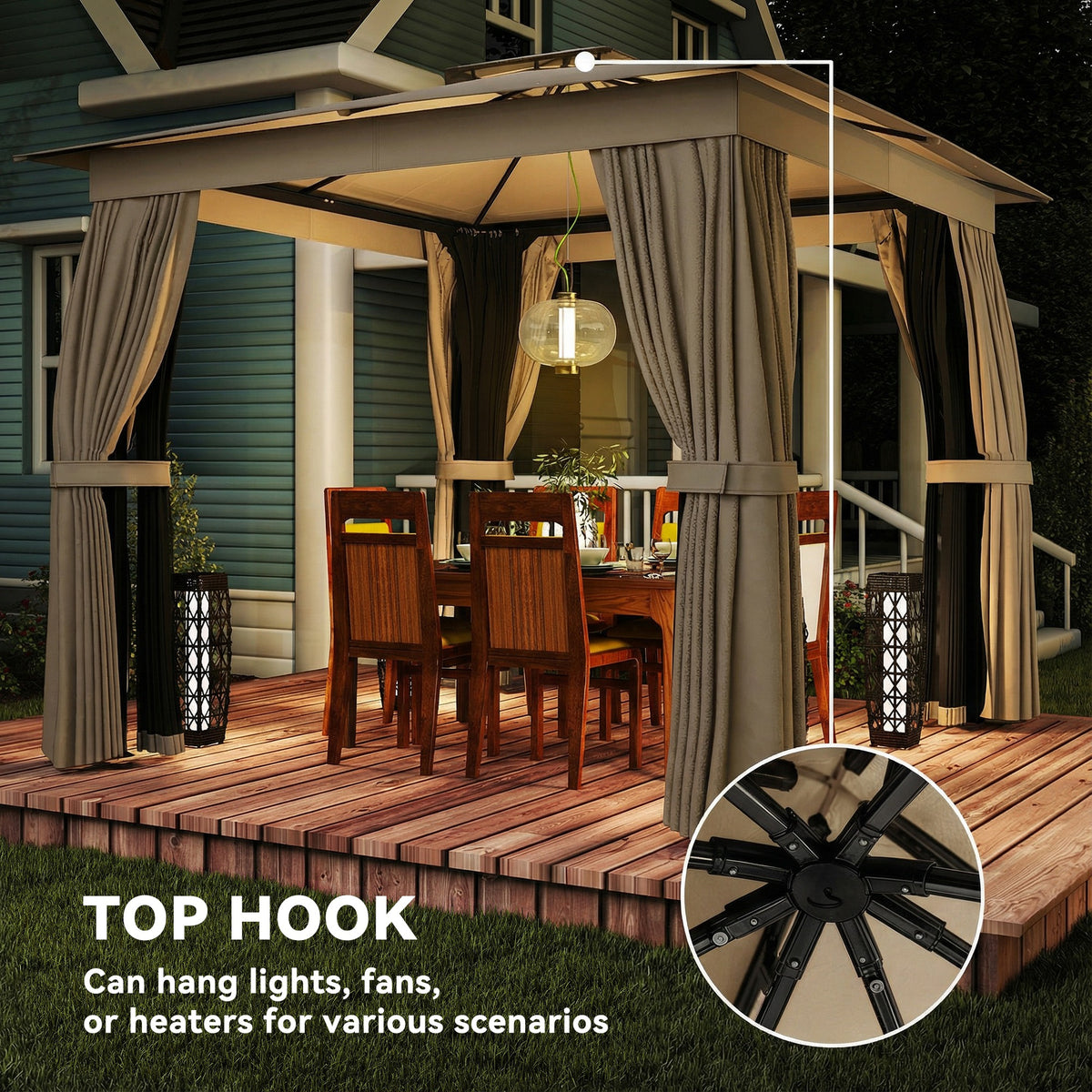 10 X 10 Outdoor Patio Gazebo