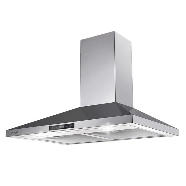 30 Inch Wall Mounted Range Hood 450 CFM Stainless Steel