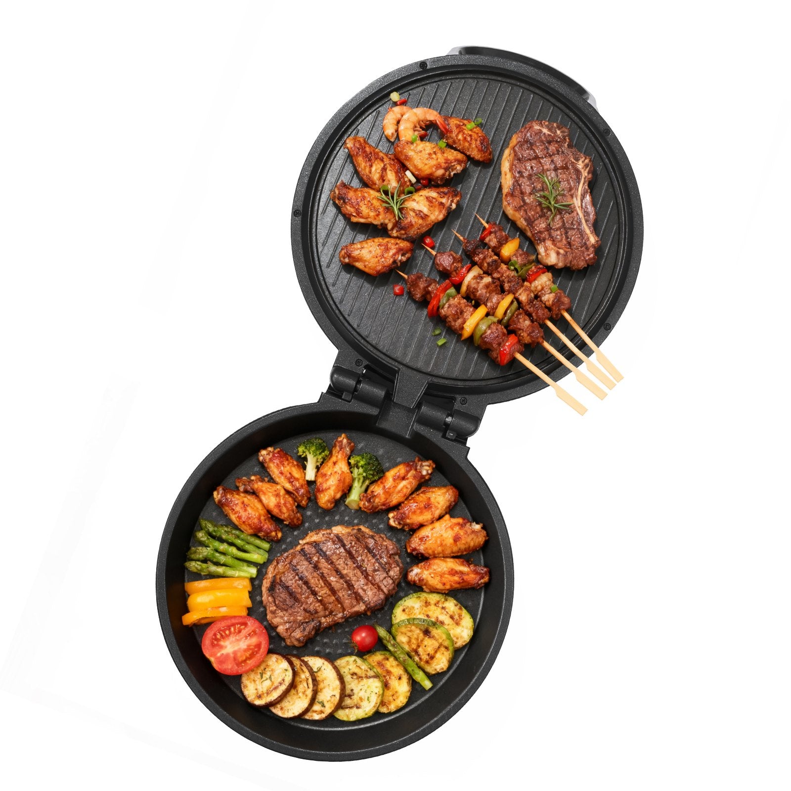 12 Inch Electric Pizza Oven, 1200W Non-Stick Cooker