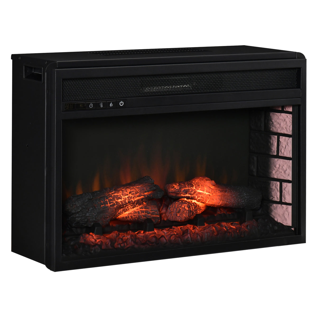 27 Inch Electric Fireplace Insert with Remote Control