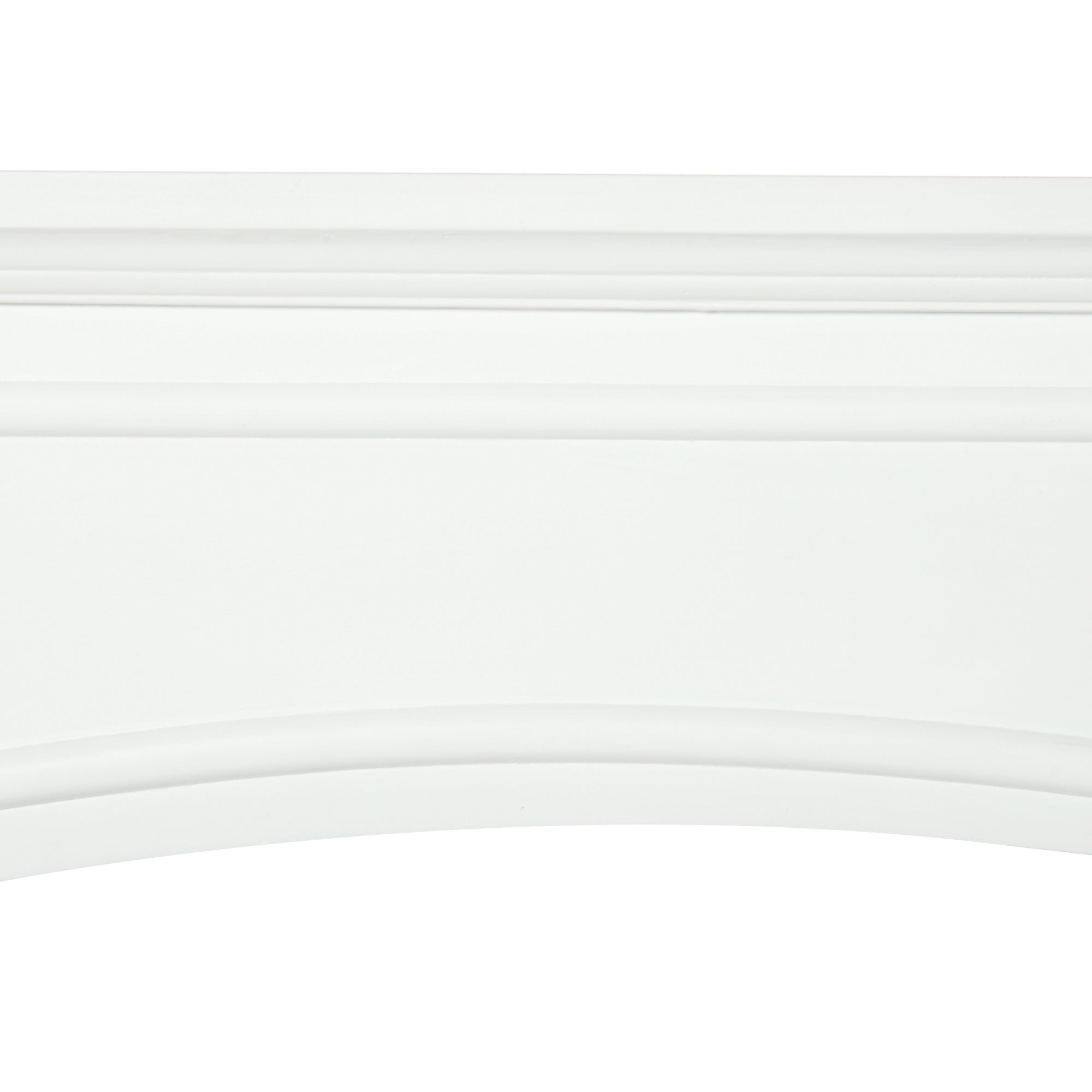 Modern Fireplace Mantel Surround 29" White with Pattern