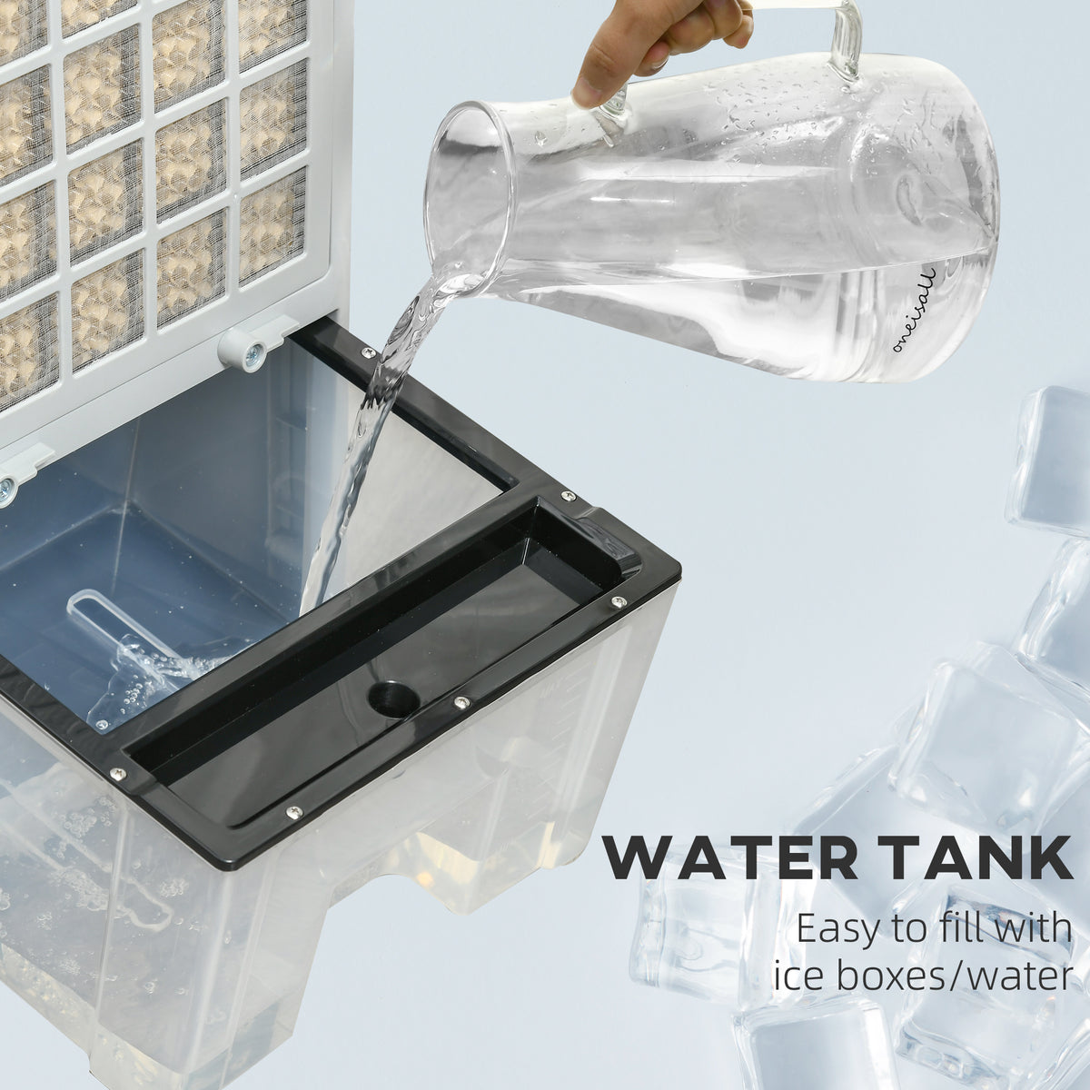 32" Evaporative Air Cooler with 3.2 Gal Tank