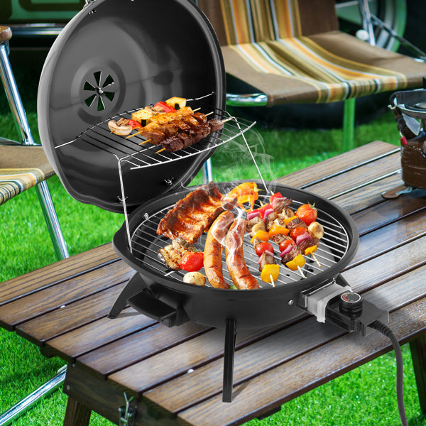 Electric Countertop BBQ Grill Double Layer 1600W
