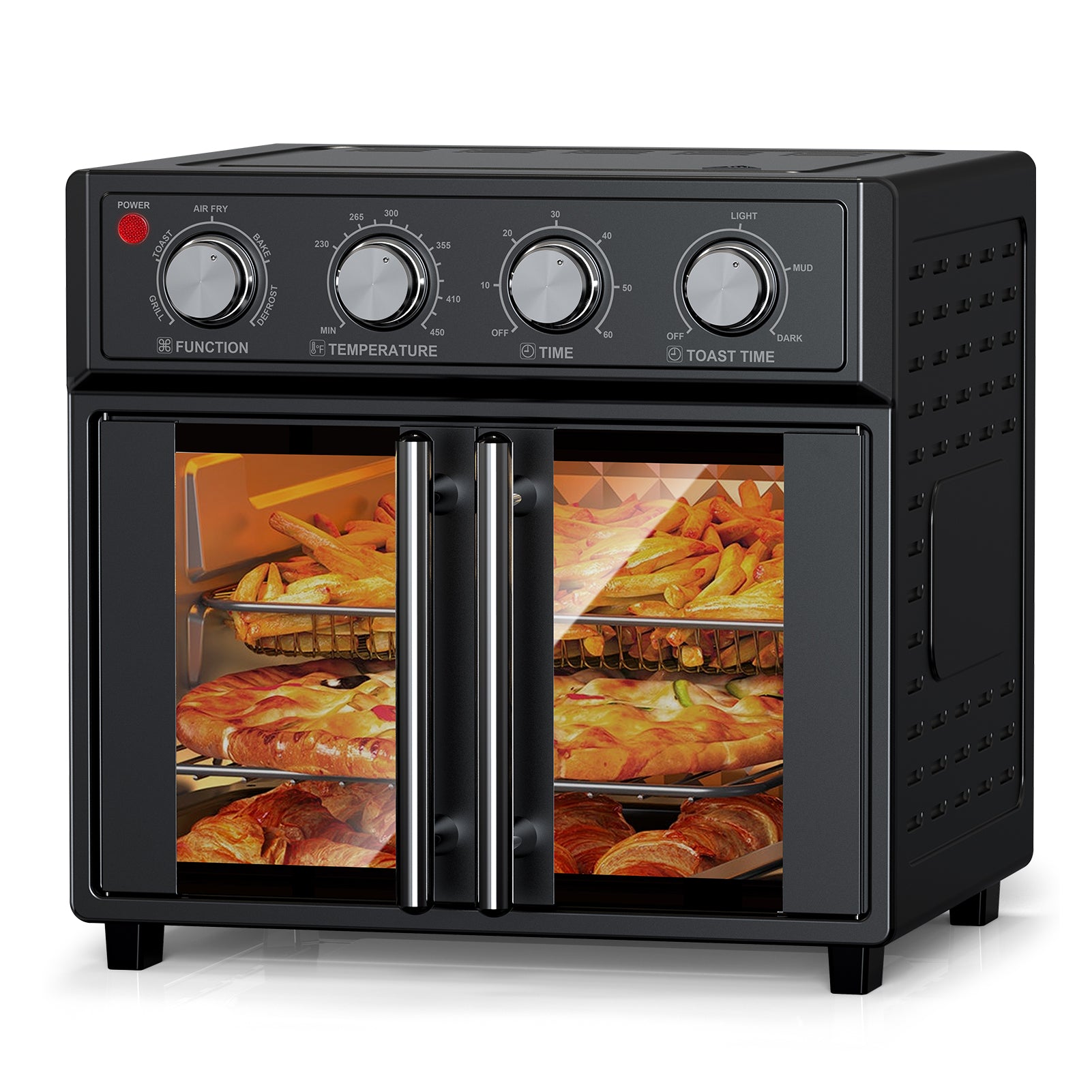 29.5 QT Air Fryer Convection Toaster Oven, French Door