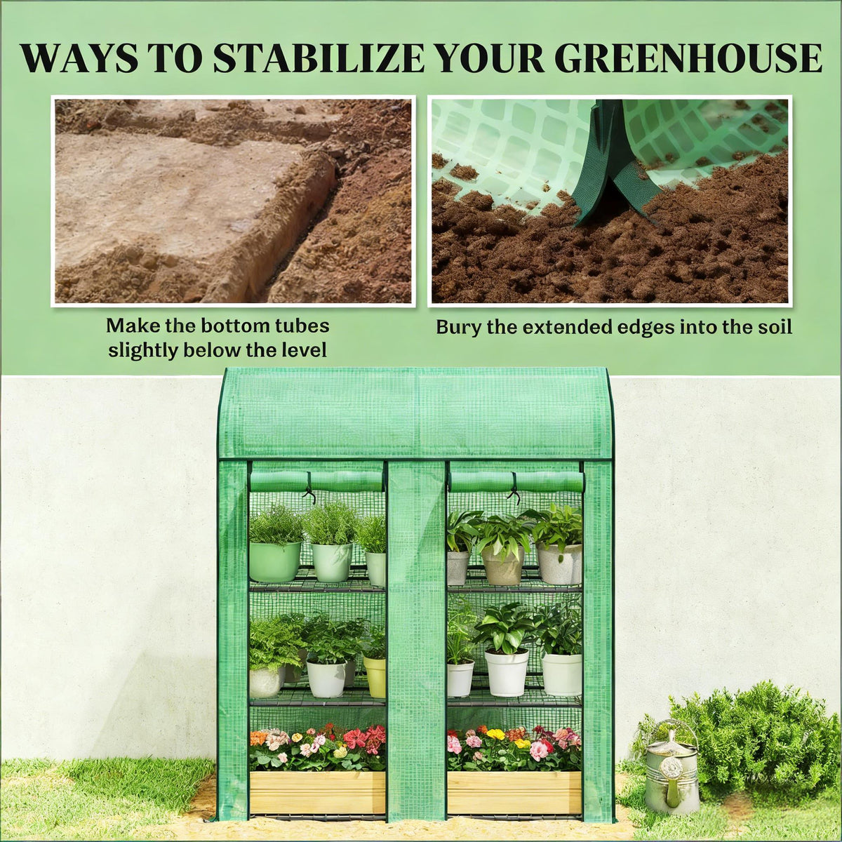 Spacious Mini Greenhouse