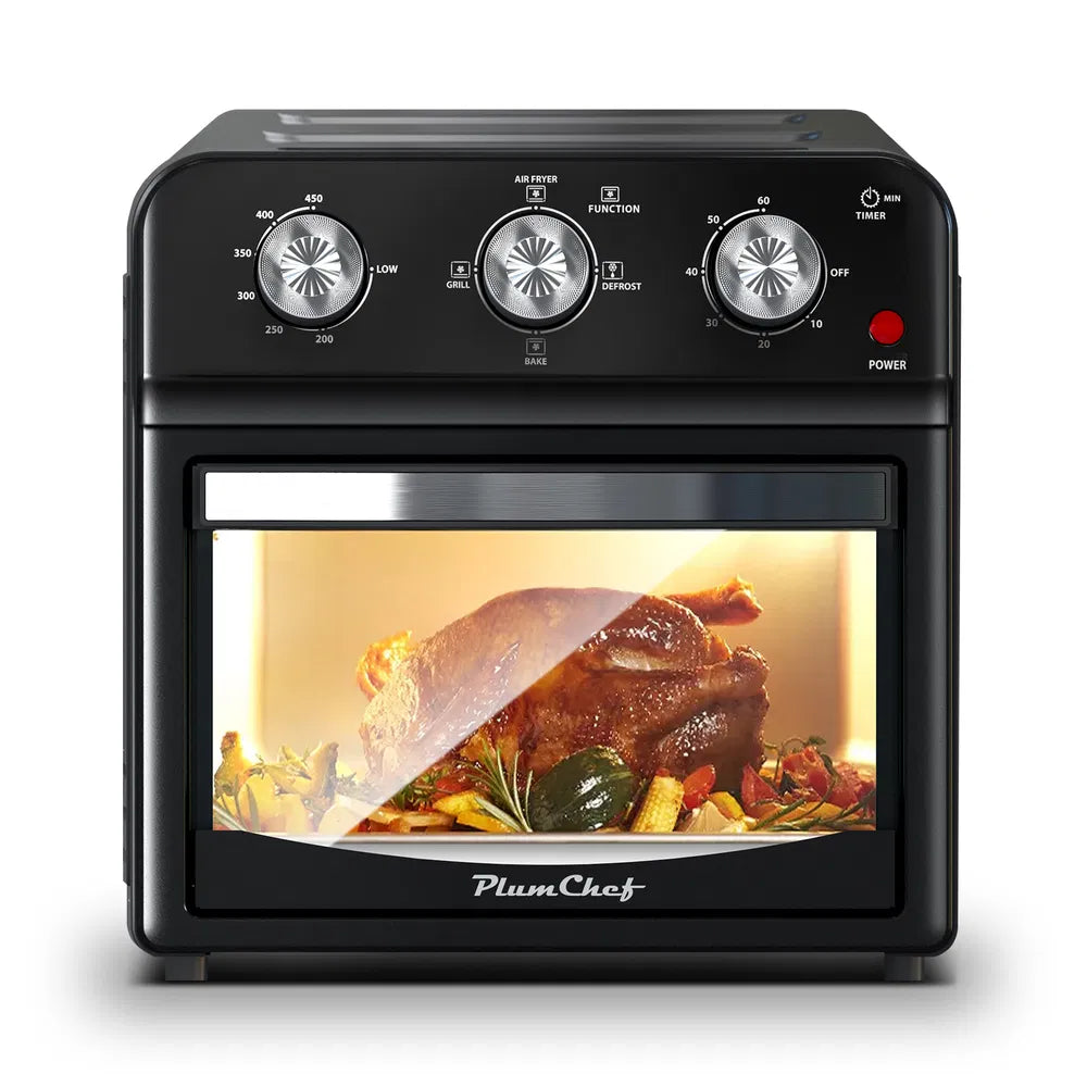 12-Liter Multi-Function Air Fryer Oven with Dual Knob Control