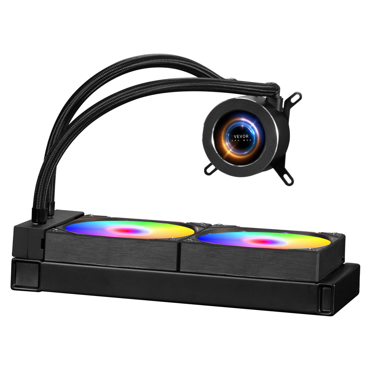 120mm AIO Liquid CPU Cooler with ARGB Lighting