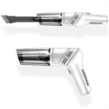 White Wireless Folding Hand-Held Vacuum Cleaner