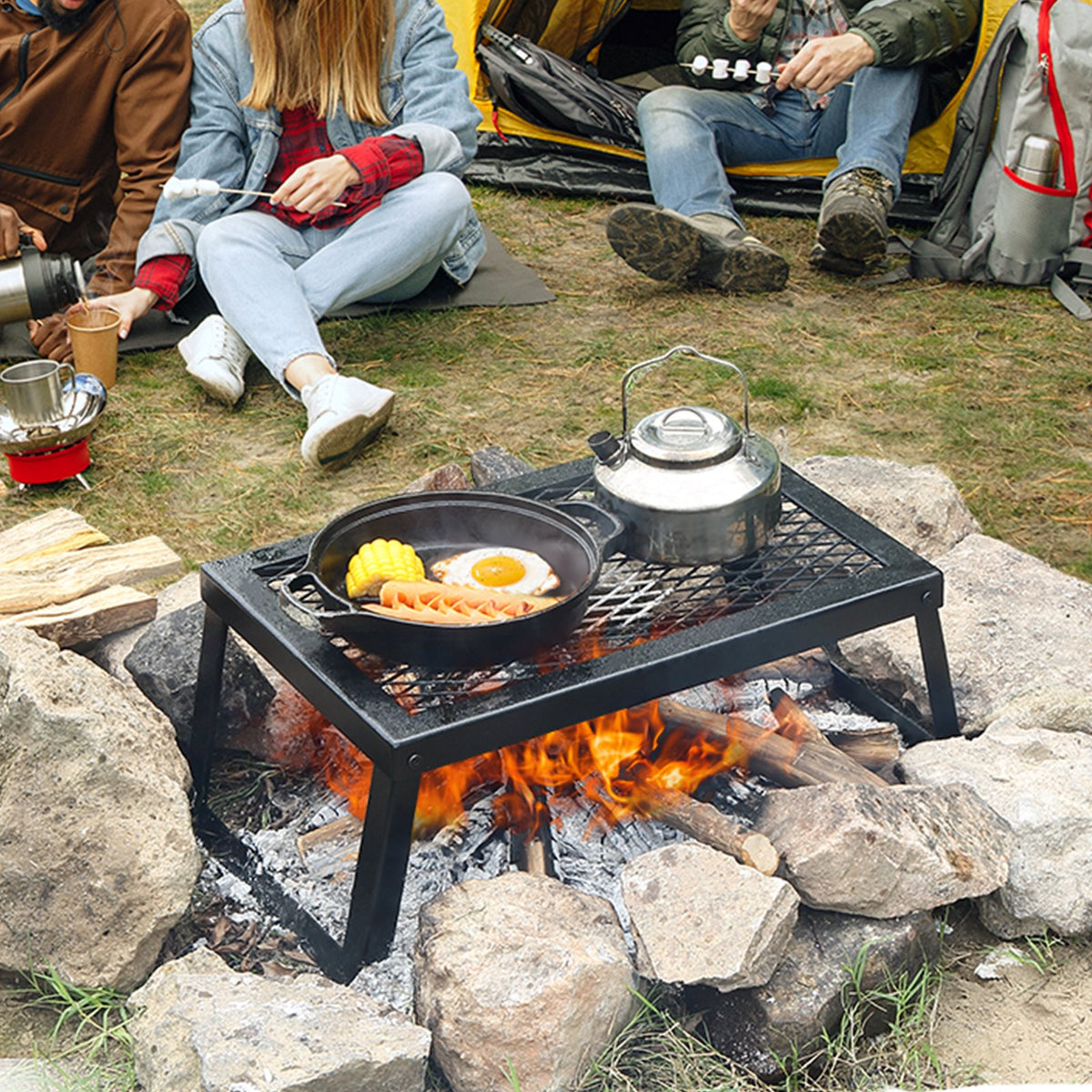 Folding Campfire Grill