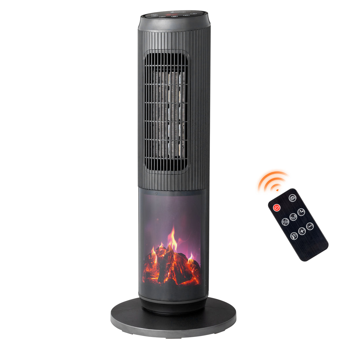 25 Inch Tower Space Heater with Remote Control