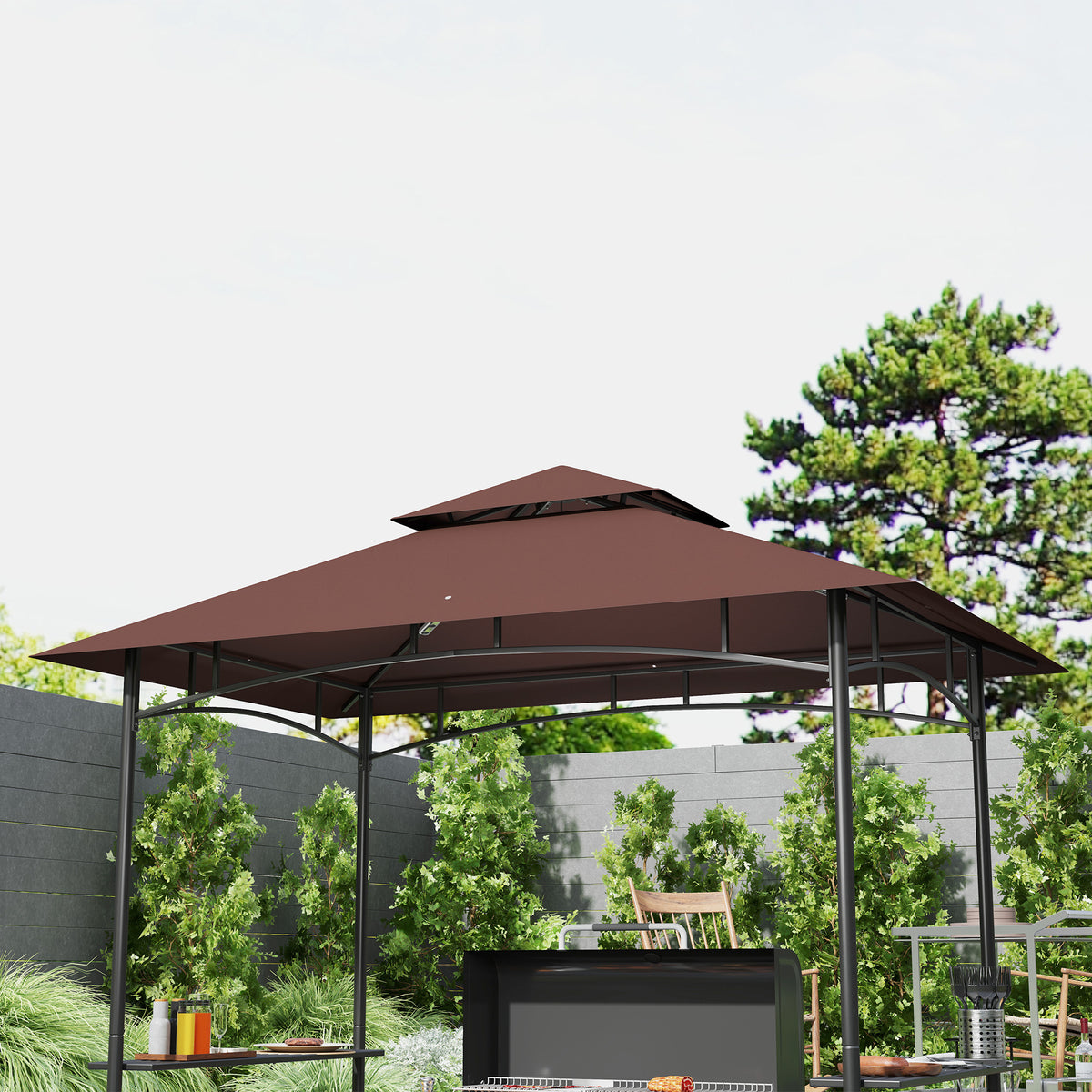 8 X 5 BBQ Grill Gazebo